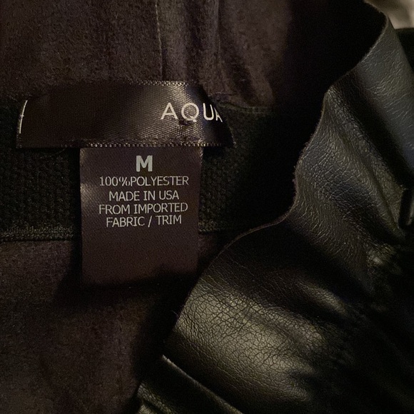 Aqua leather  look shorts - Picture 5 of 5